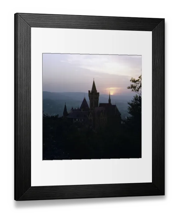 Framed Print : From Agnesberg, in the evening