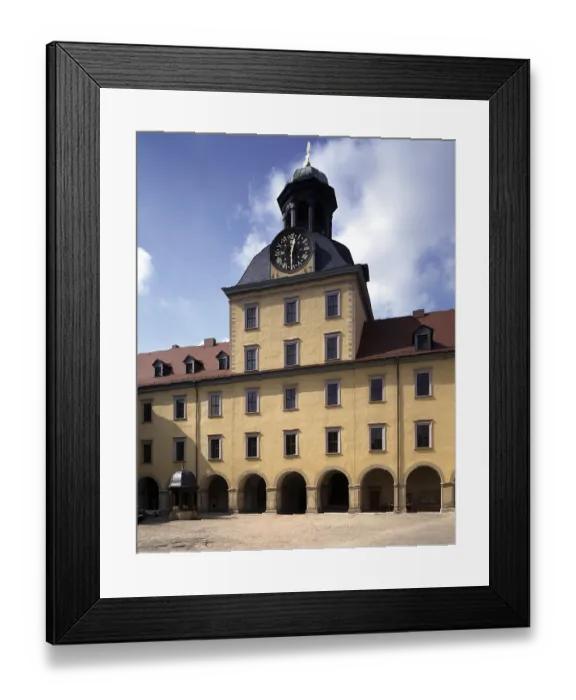Framed Print : Zeitz, Moritzburg Castle Framed Print : Zeitz, Moritzburg Castle
