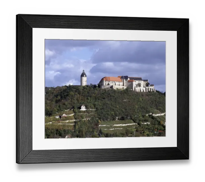 Framed Print : Freyburg / Unstrut, Neuenburg Castle