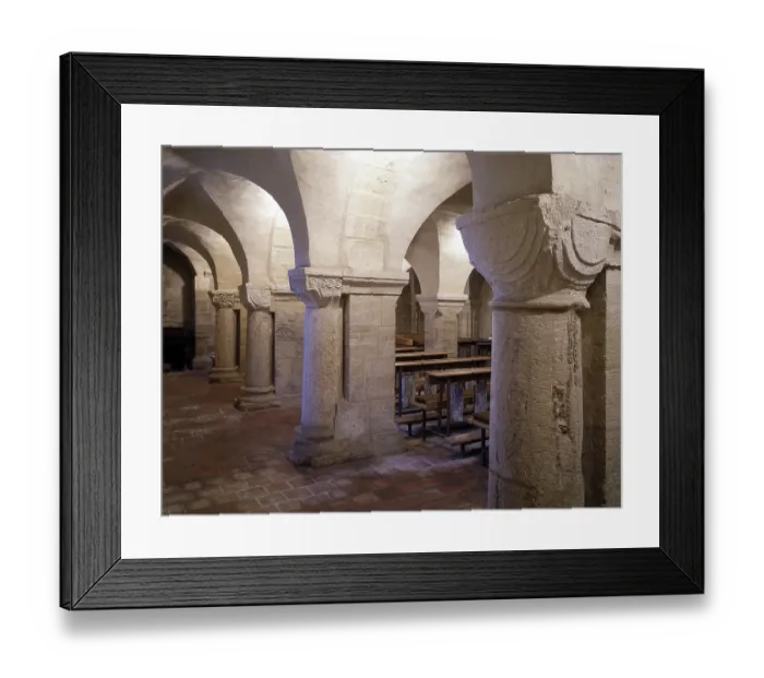 Framed Print : Hadmersleben, former monastery church