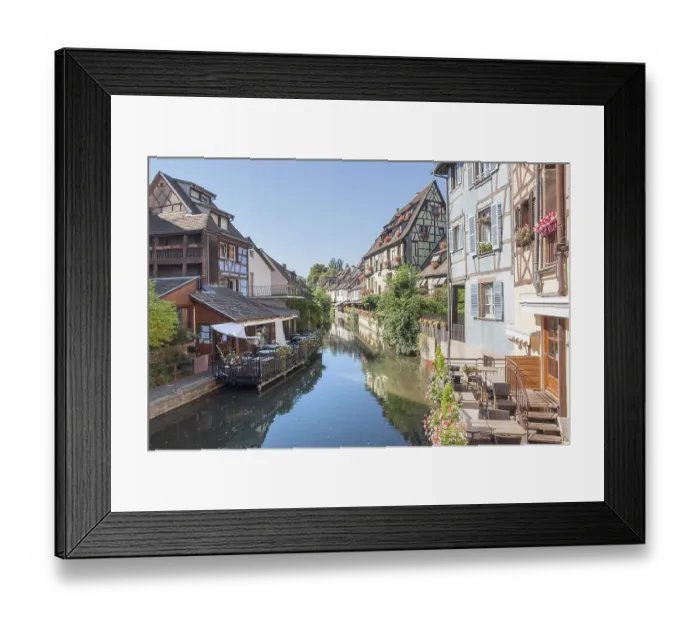 Framed Print : Part of the old town in Colmar