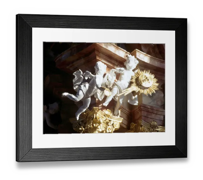 Framed Print : Wieskirche near Steingaden / Putti on the pulpit Framed Print : Wieskirche near Steingaden / Putti on the pulpit