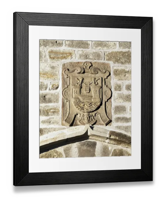 Framed Print : Veere, well house, detail