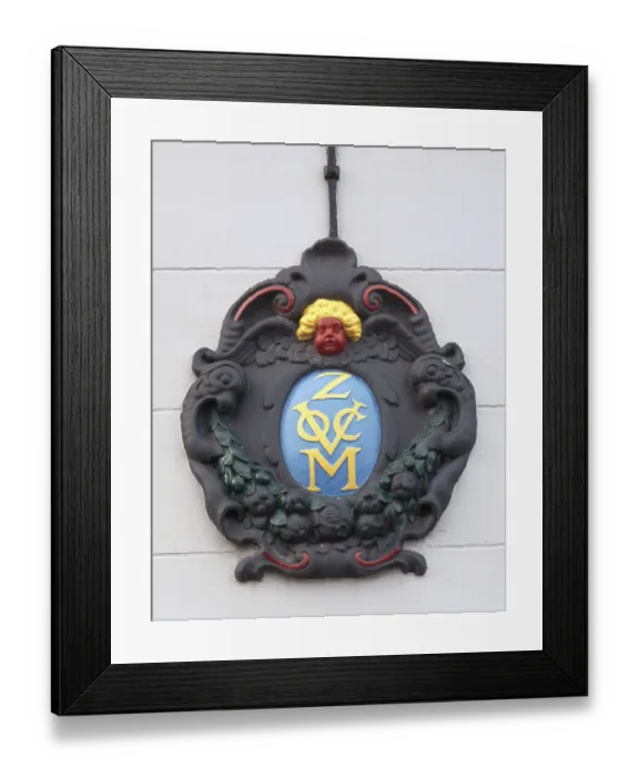 Framed Print : Middelburg, coat of arms of the VOC Framed Print : Middelburg, coat of arms of the VOC