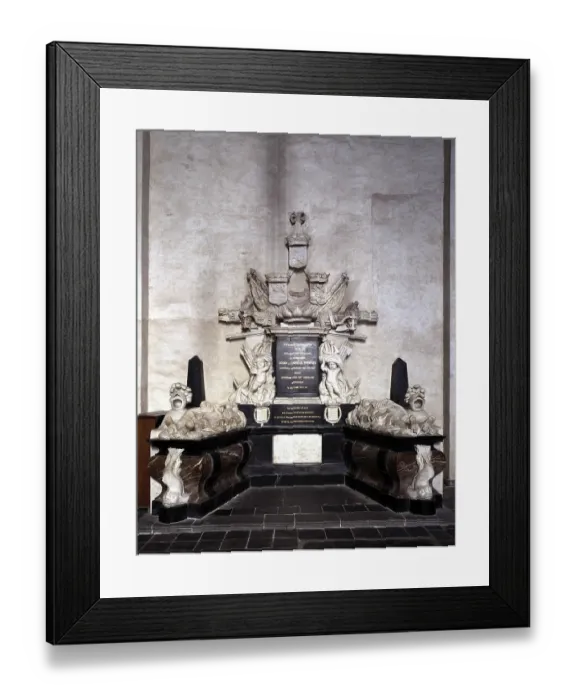 Framed Print : Evertsen tomb by Rombout Verhulst, St Framed Print : Evertsen tomb by Rombout Verhulst, St