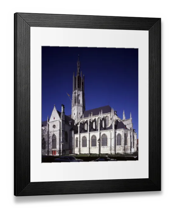 Framed Print : View from south-east, St. Sankt, Saint