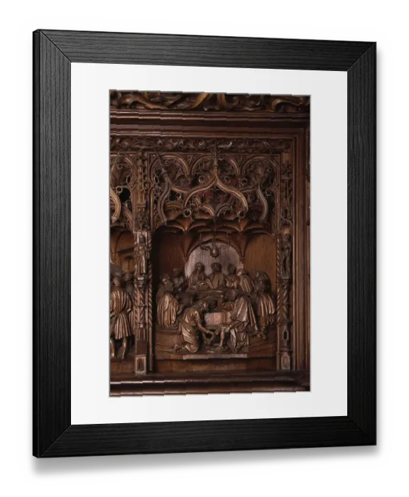 Framed Print : Bruggemann Altar, Hand washing of Pilate