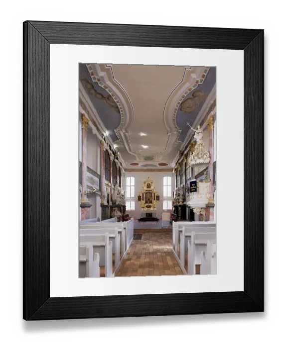 Framed Print : Interior, St. Saint, Saint