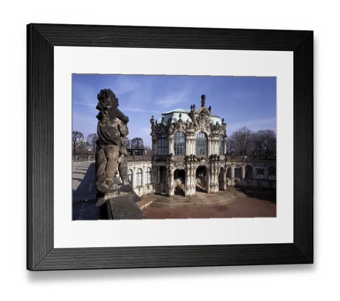 Framed Print : Dresden, Zwinger