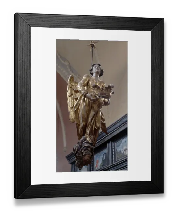 Framed Print : Angel, Saint, Saint