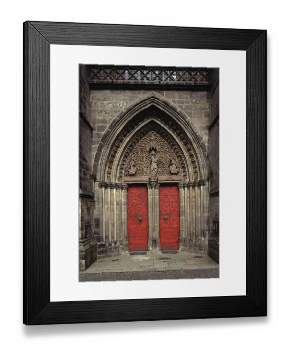 Framed Print : West portal, St. Saint, Saint Framed Print : West portal, St. Saint, Saint