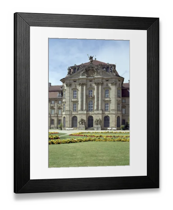Framed Print : Pommersfelden, Weissenstein Castle /  central building