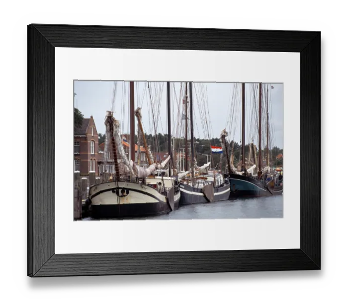 Framed Print : Terschelling, harbour