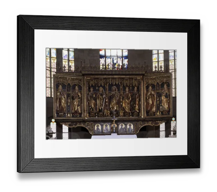 Framed Print : Main altar, St. Saint, Saint