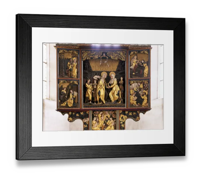 Framed Print : Witten Altar, St. Saint, Saint