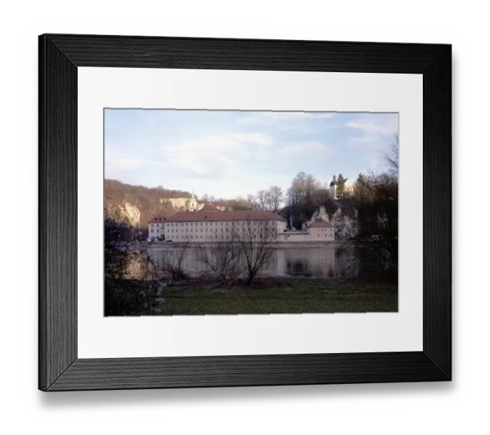 Framed Print : Exterior view with Frauenberg Chapel, St