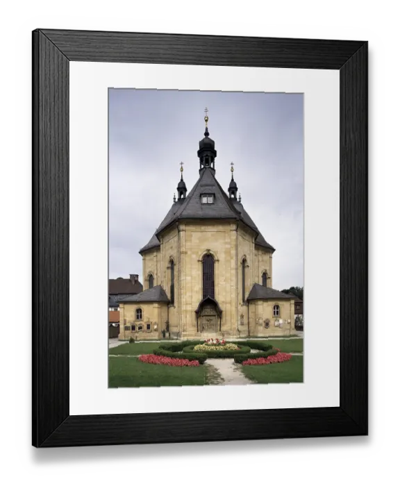 Framed Print : View from east, St. Sankt, Saint Framed Print : View from east, St. Sankt, Saint