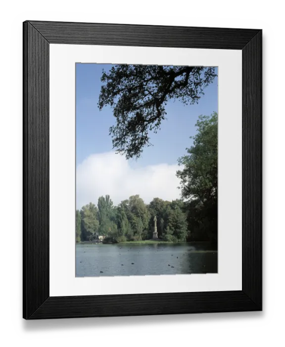 Framed Print : Munich, English Garden /  Sckell Monument