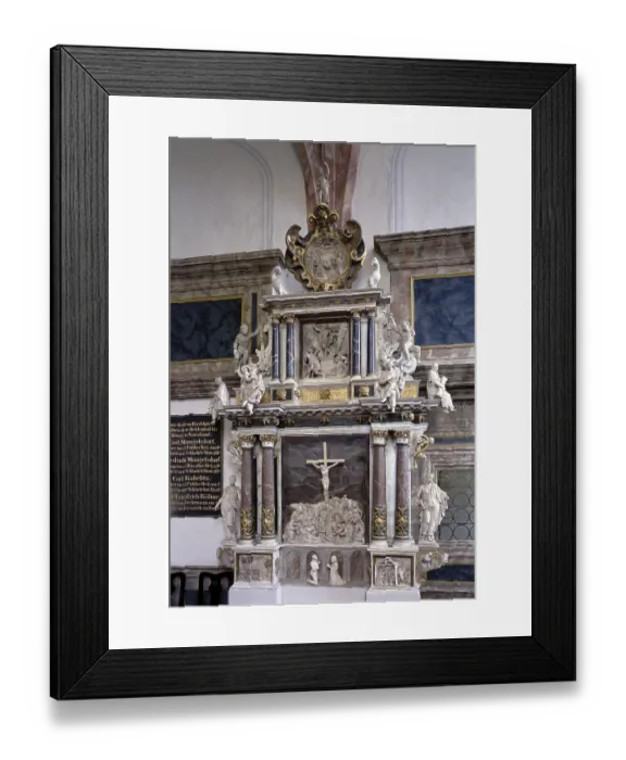 Framed Print : Epitaph of the von Arnim family, St. Saint, Saint