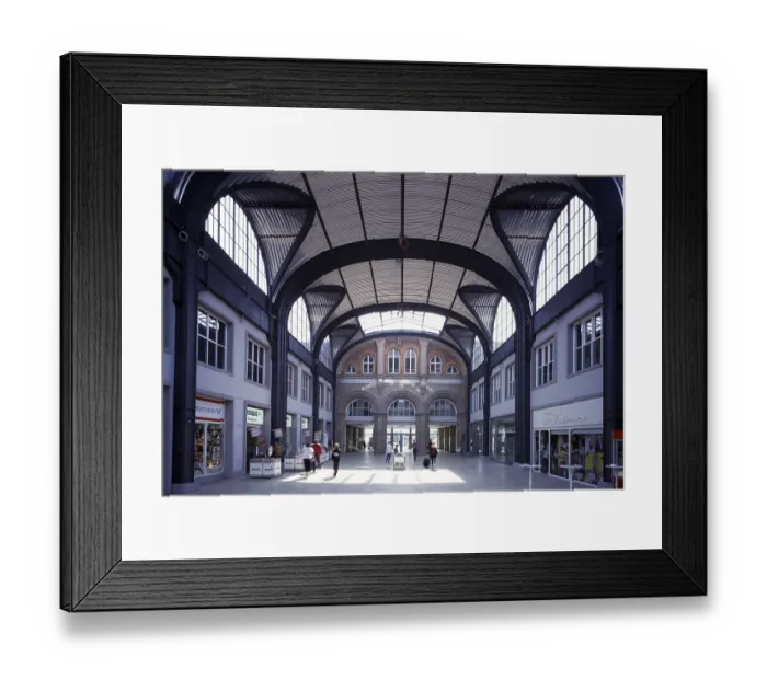 Framed Print : Kassel, main station