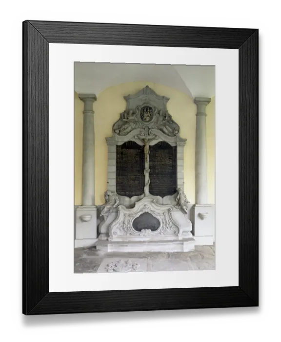 Framed Print : Rorschach, burial place of the von Bayer family