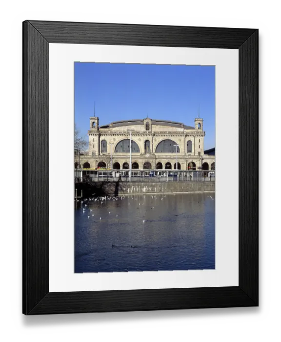 Framed Print : Zurich, main station