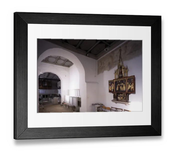 Framed Print : Interior, view to the north-west, St
