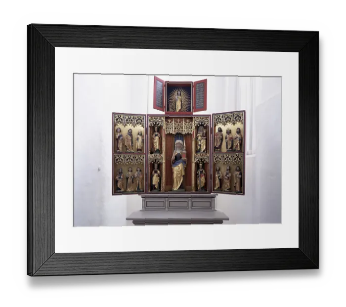 Framed Print : Gertrude Altar, St. Saint, Saint