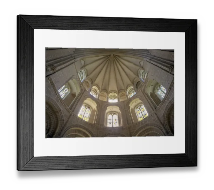 Framed Print : Cerisy-la-Foret, monastery church