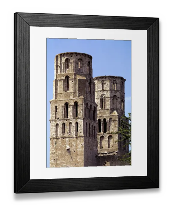 Framed Print : Jumieges, St-Pierre Abbey ruins