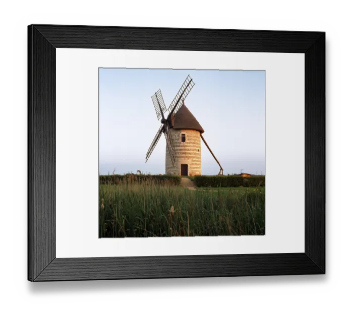 Framed Print : Hauville (Parc de Brotonne), windmill Framed Print : Hauville (Parc de Brotonne), windmill