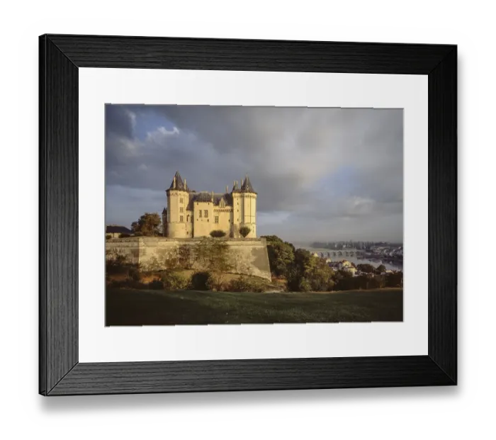 Framed Print : Saumur, castle, view from the east