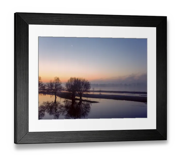 Framed Print : Loire, flood between Angers and Saumur Framed Print : Loire, flood between Angers and Saumur