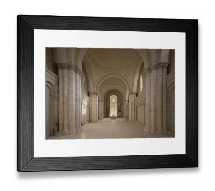 Framed Print : Fontevrault, monastery, monastery church facing west Framed Print : Fontevrault, monastery, monastery church facing west