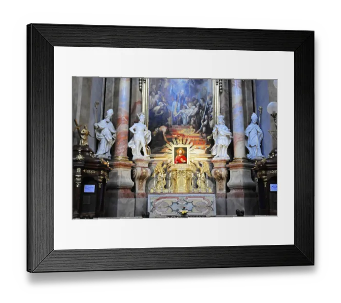 Framed Print : Interior view, St Peter's Church