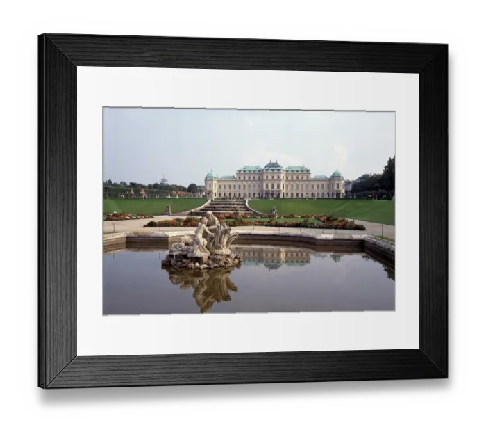 Framed Print : View of the upper Belvedere Framed Print : View of the upper Belvedere