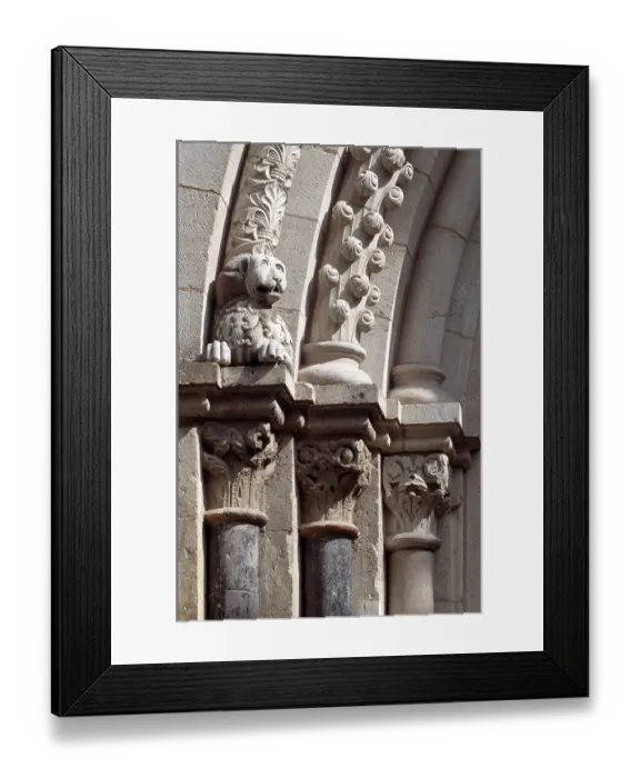 Framed Print : West portal, fighter zone, St. Saint, Saint
