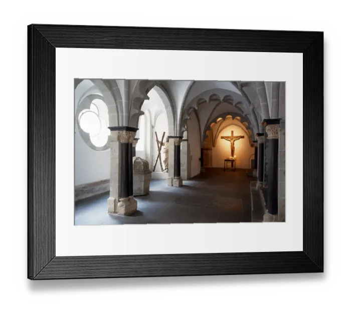 Framed Print : Vestibule in the west building, St. Saint, Saint