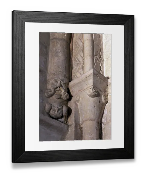 Framed Print : Tollevast, Saint-Martin parish church