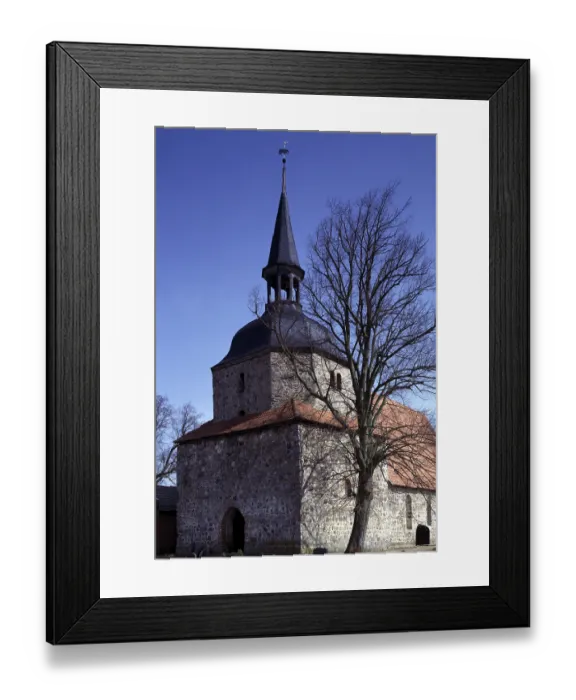 Framed Print : South-west steeple, St. Saint, Saint