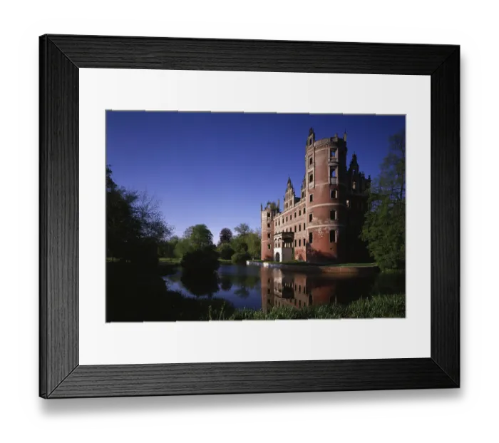 Framed Print : Castle ruins, view from the south