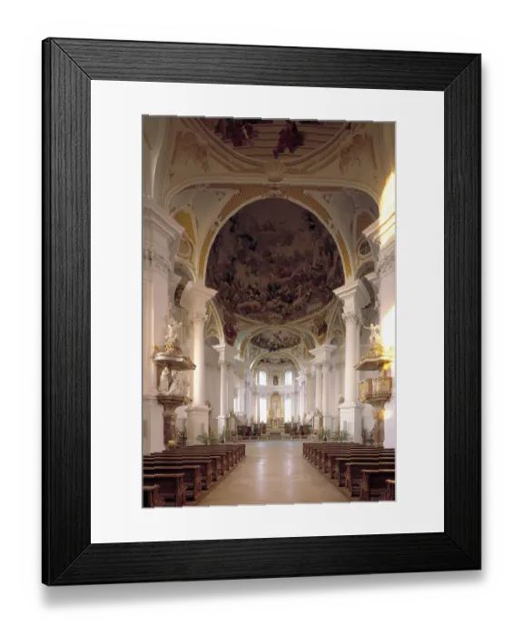 Framed Print : View to the east, St. Sankt, Saint