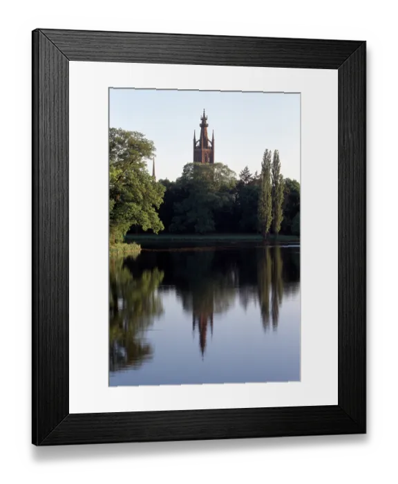 Framed Print : View of the church, St. Saint, Saint