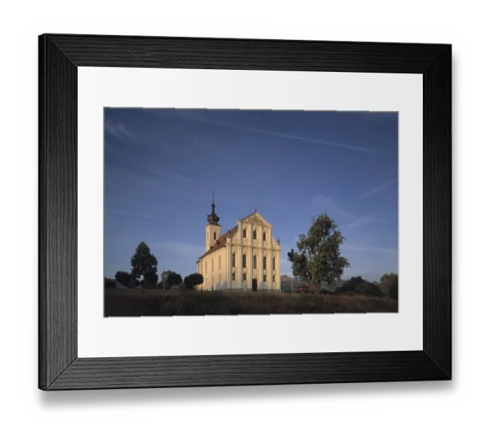 Framed Print : Limbach, pilgrimage church Maria Limbach /  view from north-east
