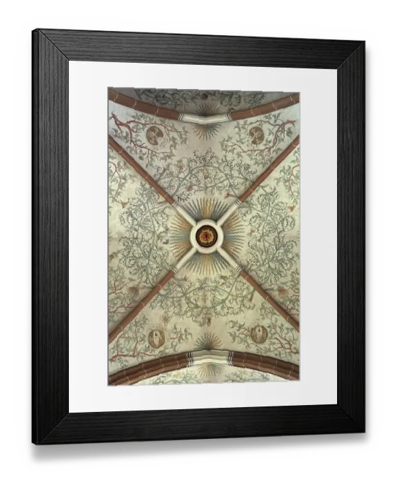 Framed Print : Vault in the crossing, St. Saint, Saint Framed Print : Vault in the crossing, St. Saint, Saint