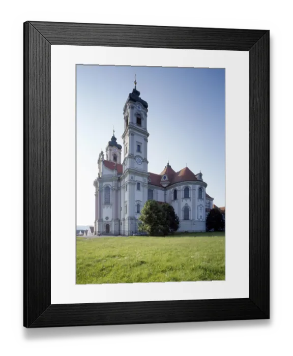 Framed Print : Ottobeuren, monastery church /  view from south-west