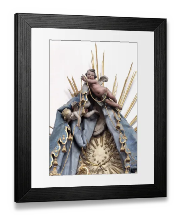 Framed Print : Ottobeuren, monastery church /  putti