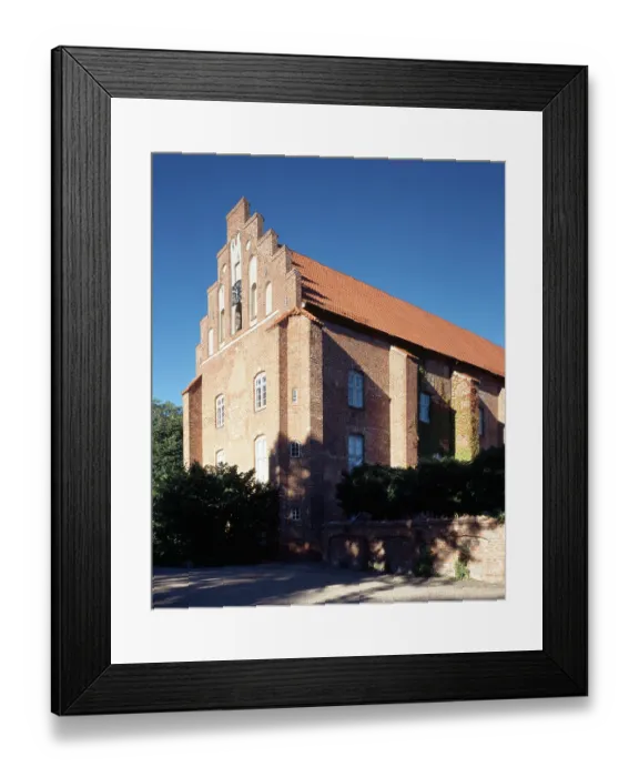 Framed Print : West facade of the monastery church