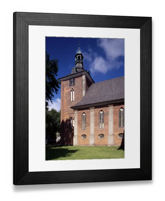 Framed Print : View from south, St. Sankt, Saint