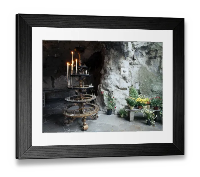 Framed Print : Cuijk, Lourdes Grotto near Katwijk